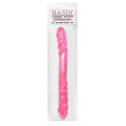 Basix Rubber Works 16 Inch Double Dong - Pink