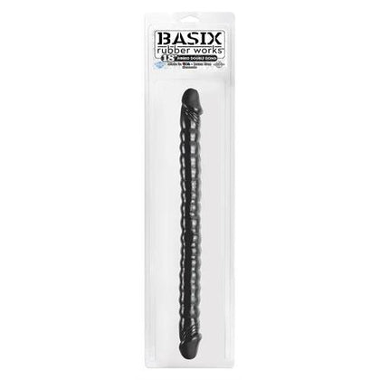 Basix Rubber Works 9 Inch Suction Cup Dong - Black