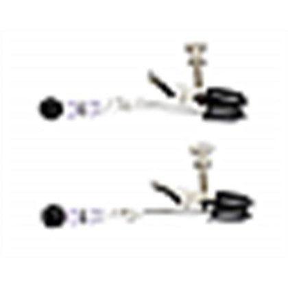 Beaded Clamps - Adjustable Broad Tip - Purple