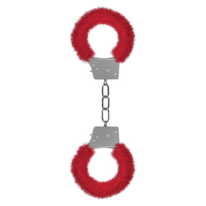 Beginner's Furry Handcuffs - Red