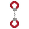 Beginner's Furry Handcuffs - Red