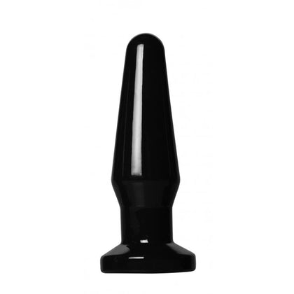 Black Anal Plug - Small - Bulk
