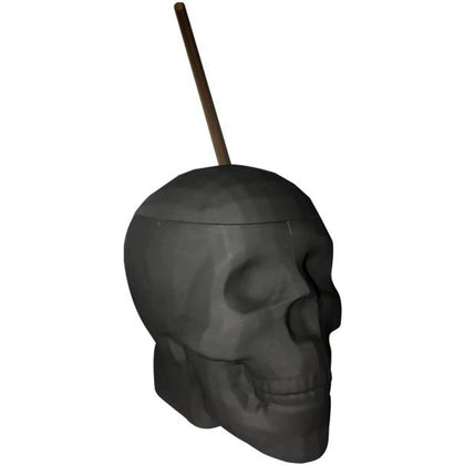Black Matte Skull Cup 22 Oz