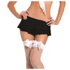 Black Pleated Mini Skirt - Medium/ Large