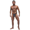 Blue Streak Posing Strap - Blue - One Size