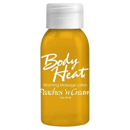 Body Heat Warming Massage Lotion - 1 Fl. Oz. - Peaches n' Cream