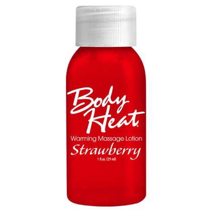 Body Heat Warming Massage Lotion - 1 Fl. Oz. - Strawberry