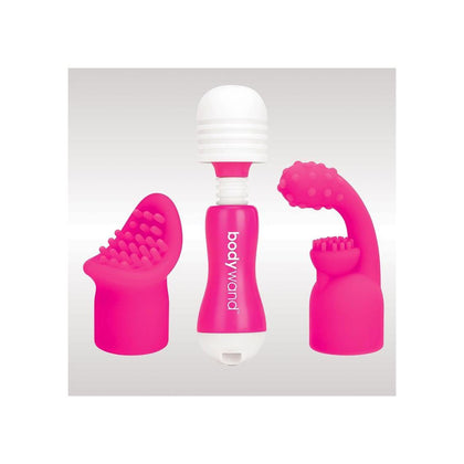 Bodywand Rechargeable Mini Massager With Attachments - Pink