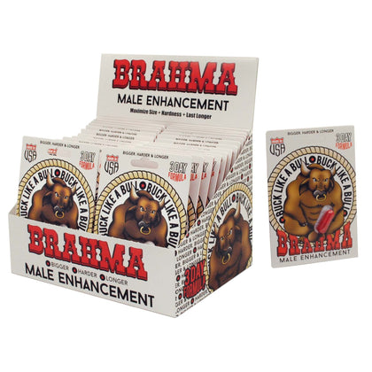 Brahma Male Enhancement P.O.P. Box Display - 24 Count