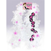 Bride-to-Be Flashing Boa - White