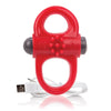 Charged Yoga Rechargeable Vibe Ring - Red