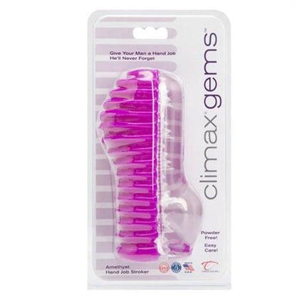 Climax Gems Amethyst Hand Job Stroker