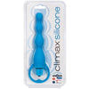 Climax Silicone Vibrating Bum Beads - Blue