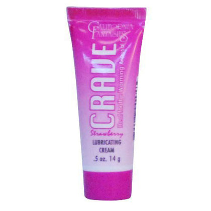 Crave Warming Lubricanting Cream Strawberry Flavored 0.5 Oz Tube