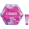 Crave Warming Lubricating Cream Strawberry Flavored 0.5 Oz Fishbowl 36 Count