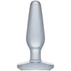 Crystal Jellies Butt Plug - Medium - Clear