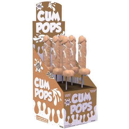 Cum Cock Pops - Milk Chocolate - 6 Piece P.O.P.  Display