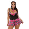 Curve Preppy in Pink Schoolgirl Set - 3x/ 4x
