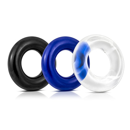 Donut Rings - Assorted Colors - 50 Pieces Display