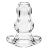 Double Tunnel Plug Large - Clear