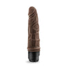Dr. Skin - Cock Vibe 3 - 7.25 Inch Vibrating Cock  - Chocolate