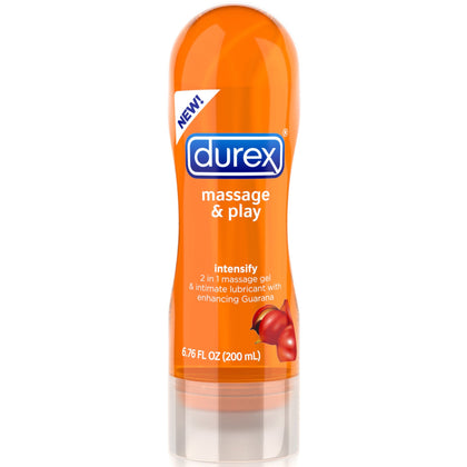 Durex Massage & Play 2 in 1 Intensify Guarana - 6.76 Fl. Oz. / 200 ml