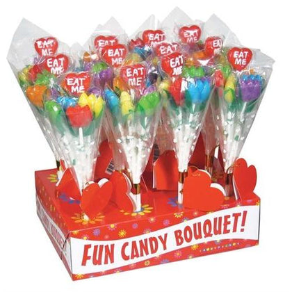 Eat Me! Tulip Candy Bouquet - 12 Piece Display
