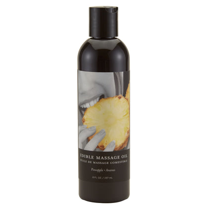 Edible Massage Oil 8 Oz. - Pineapple