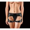 Exotic Vibrating Panty W / Wireless Remote Control Bullet and Metal Rings - Black