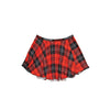 F*Ck Off Plaid Skirt - Red Plaid - M/l