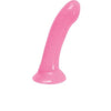 Femme Flared Base Rubber Dildo - Hot Pink
