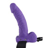 Fetish Fantasy Series 7-Inch Hollow  Starp-on With Balls - Purple
