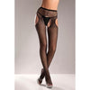 Fishnet Suspender Pantyhose -  One Size