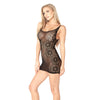 Floral Chemise - One Size - Black