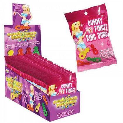 Gummy Finger Ring Dongs 12 Count Display
