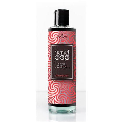 Handi Pop Handjob Massage Gel - Strawberry - 4.2 Oz.
