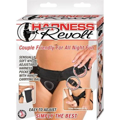 Harness the Revolt Velvet Strap-on - Black
