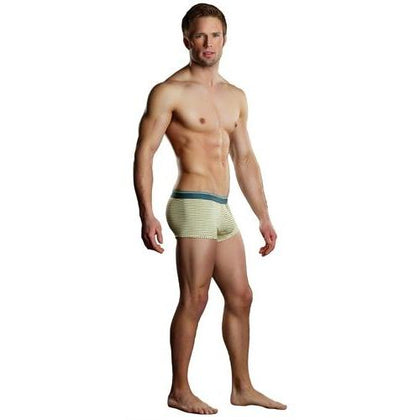 Heather Stripe Pouch Enhancer  Short - Large -  Yellow