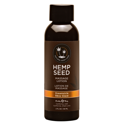 Hemp Seed Massage Lotion - Dreamsicle - 2 Fl. Oz.  / 60 ml
