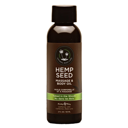 Hemp Seed Massage Oil - 2 Fl. Oz. - Naked in the Woods