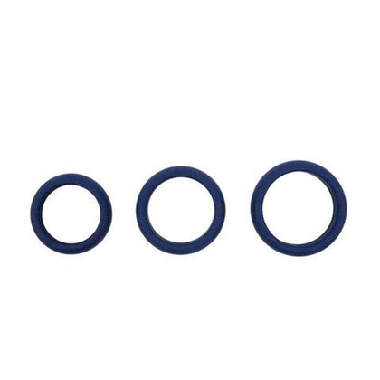 Hombre Xtra Stretch Silicone C-Bands - 3 Pack -  Navy