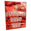 I Fucking Love You - Red Foil Gift Bag