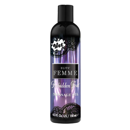 Inttimo by Wet Massage Oil - Forbidden Fruit - 4 Fl. Oz./ 120ml
