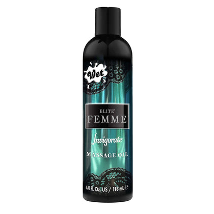 Inttimo by Wet Massage Oil - Invigorate- 4 Fl. Oz. / 120ml