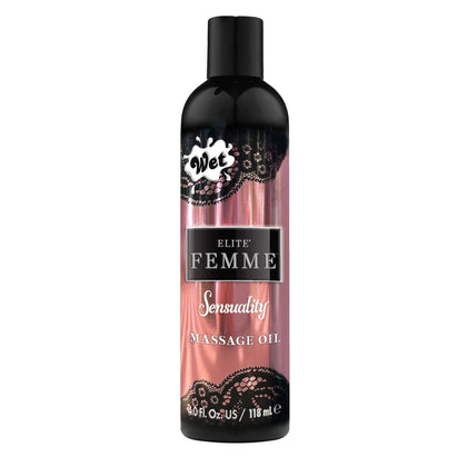 Inttimo by Wet Massage Oil - Sensuality - 4 Fl.  Oz./ 120ml