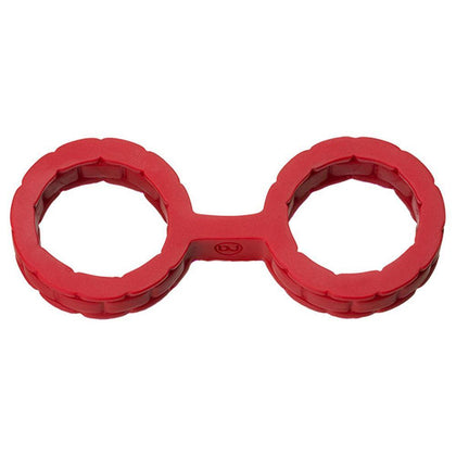 Japanese Bondage - Silicone Cuffs - Small - Red