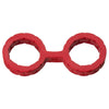 Japanese Bondage - Silicone Cuffs - Small - Red