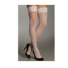 Lace Top Thigh High - One Size - White