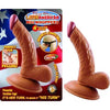 Latin American Mini Whoppers 4-Inch Curved Dong  With Balls - Latin - Latin