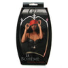 Le Boheme Satin Blindfold - Red